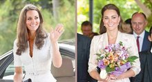 Kate Middleton cautiva en Malasia y Singapur