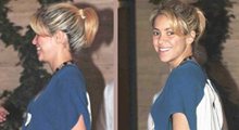 Shakira ya no esconde su barriguita