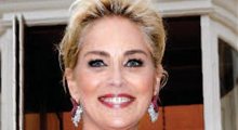 Sharon Stone brilla en la Costa Azul