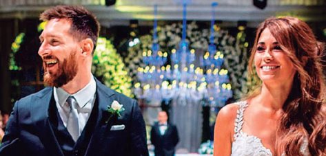 La brillante y apasionada boda de Messi y Antonela