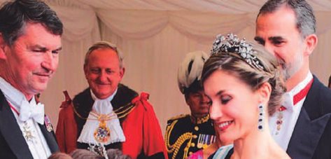 Entramos en la cena de gala con los Reyes