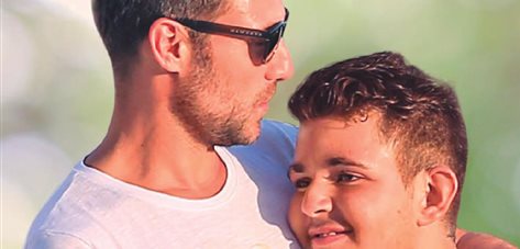 Antonio David se refugia en el amor de sus hijos