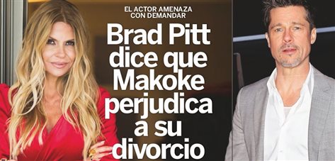 Brad Pitt desmiente su relación con Makoke