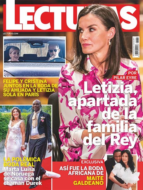 Letizia, apartada de la familia del Rey