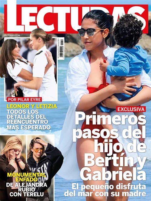 Primeros pasos del hijo de Bertín y Gabriela