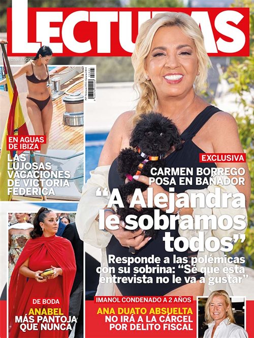 Carmen Borrego posa en bañador